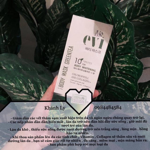 Body Mask Greentea 🌿 | BigBuy360 - bigbuy360.vn