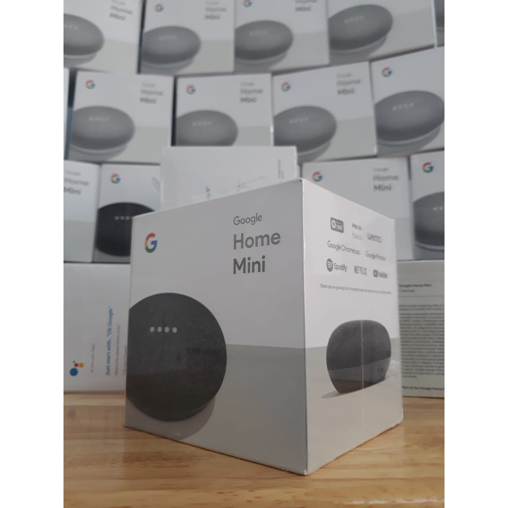 Hàng nhập khẩu, Nguyên seal 100% - Loa Google Home Mini -Loa thông minh tích hợp trợ lý ảo - Bảo hành 6 tháng