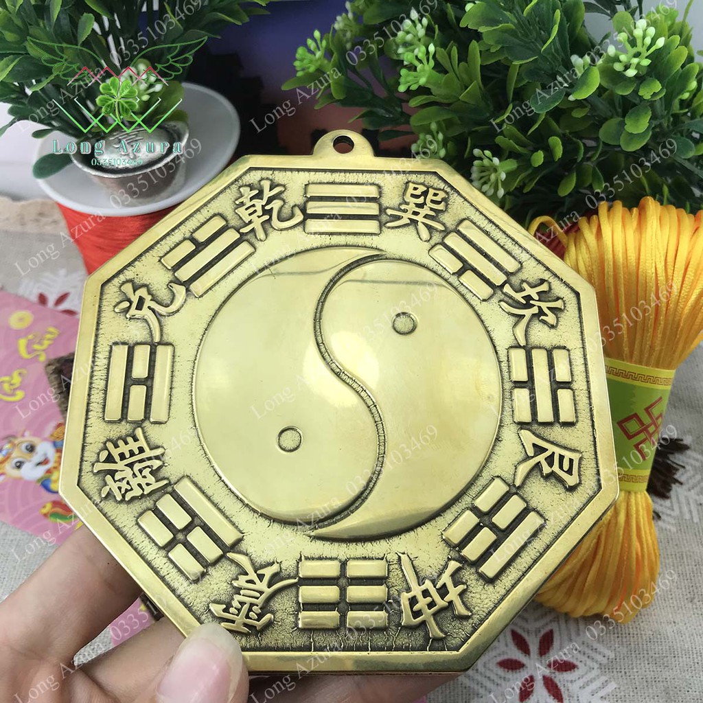Gương Tiên Thiên Bát Quái Cầu Lồi Âm Dương - Gương Bát Quái