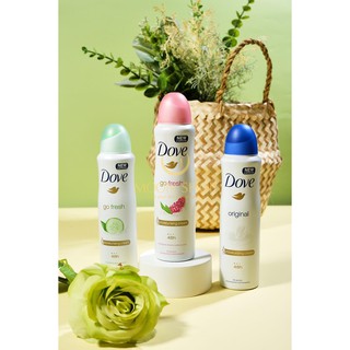 Xịt khử mùi dove go fresh 48h