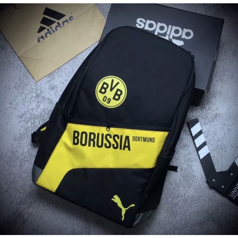 Ba Lô Thể Thao Logo BVB Câu Lạc Bộ Bóng Đá Dortmund - Balo Cặp Học Sinh Nam Nữ Đựng Laptop Làm Việc Và Du Lịch MR BEAN