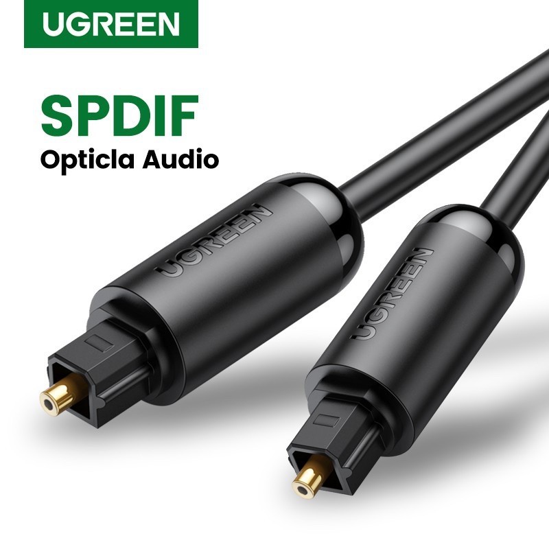 Cáp audio quang Toslink Optical hỗ trợ âm thanh 5.1/ 7.1 dài 1-3m UGREEN 70890