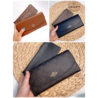 ‼️Rẻ nhất Shopee‼️Ví Coach Canvas nắp gập