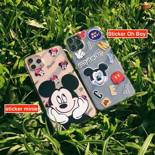 Ốp Điện thoại iphone hình Sticker chuột mickey