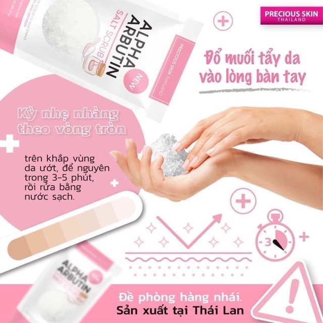 MUỐI TẮM TẨY TẾ BÀO CHẾT ALPHA ARBUTIN 300g Thái Lan | BigBuy360 - bigbuy360.vn