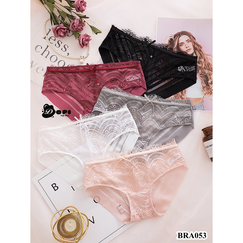 (BRA053) Quần lót nữ gợi cảm quần chíp nữ đồ lót sexy chất liệu ren cao cấp | BigBuy360 - bigbuy360.vn