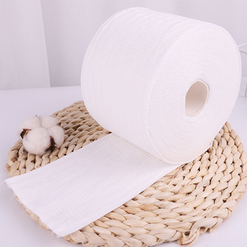 Bịch Tròn 80 Khăn Tẩy Trang Cotton Towel Lau Đa Năng - Khăn Lau Bát Có Thể Giặt Lại