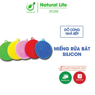 Miếng rửa chén silicon đa năng chịu nhiệt tốt, lau chùi, rửa bát