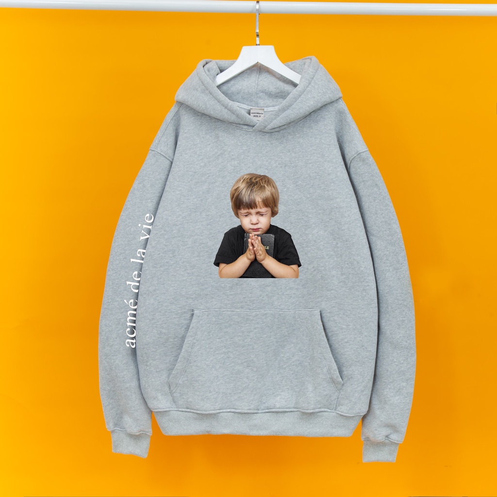 Áo nỉ Hoodie ADLV BÉ CẦU NGUYỆN Hogoto shop , Áo hoodie nam nữ nỉ bông cotton