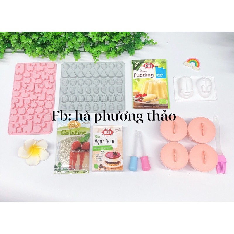 gelatine hữu cơ bio ewald dạng lá gói 20g (12lá) date t1/2025