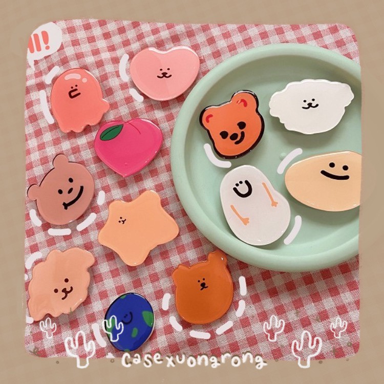 PK242 Chân chống điện thoại nhựa bóng (popsocket)