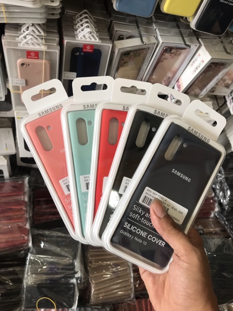 Ốp Lưng Silicone chống bẩn cao cấp Samsung Galaxy Note 10 silicon cover