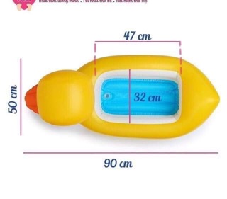 Chậu tắm phao vịt vàng