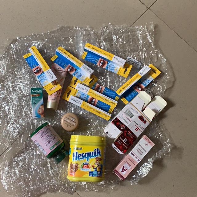 Combo gồm dưỡng mi dài +phấn muose+colagen 90v+caccao+kem nám+nhỏ mũi navisin