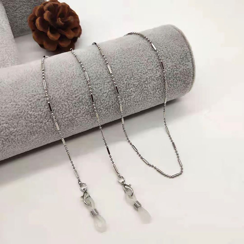 Dây Đeo Mắt Kính Chống Thất Lạc Bằng Hợp Kim Đính Hạt Nhiều Màu Phong Cách Đơn Giản Cổ Điển Cho Nam Và Nữ