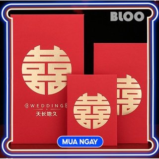 Bộ 10 Phong Bao Lì Xì Trao Duyên Đám Cưới Cao Cấp Bloo16