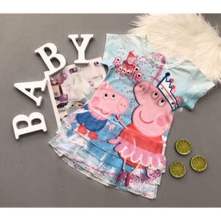 Đầm in 3D hình peppa pig