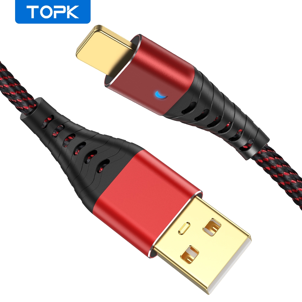 Dây Cáp Sạc Nhanh Topk An05 Đầu Usb Type C 3a Chất Lượng Cao