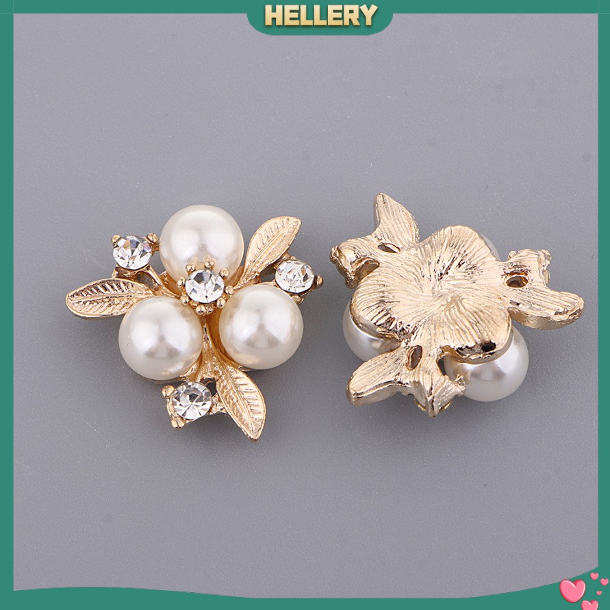 Set 10 Nút Đính Đá Trang Trí Điện Thoại Cho Cô Dâu