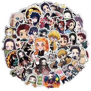Bộ 100 hình dán trang trí hình nhân vật anime dễ thương