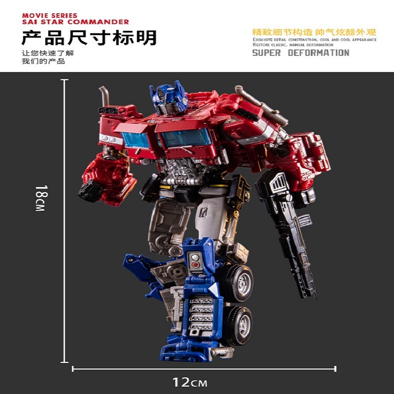 Mô hình đồ chơi Optimus Prime YS-04 Tranfomer BMB  aoyi mech H6001-4 người máy biến hình robot megatron