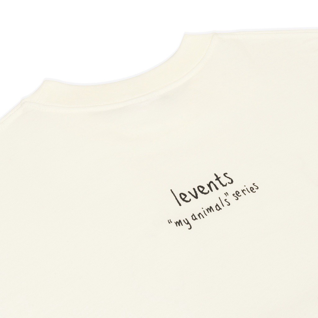 Áo thun LEVENTS "MY ANIMALS" Series Hổ/ Cream tee local brand form rộng