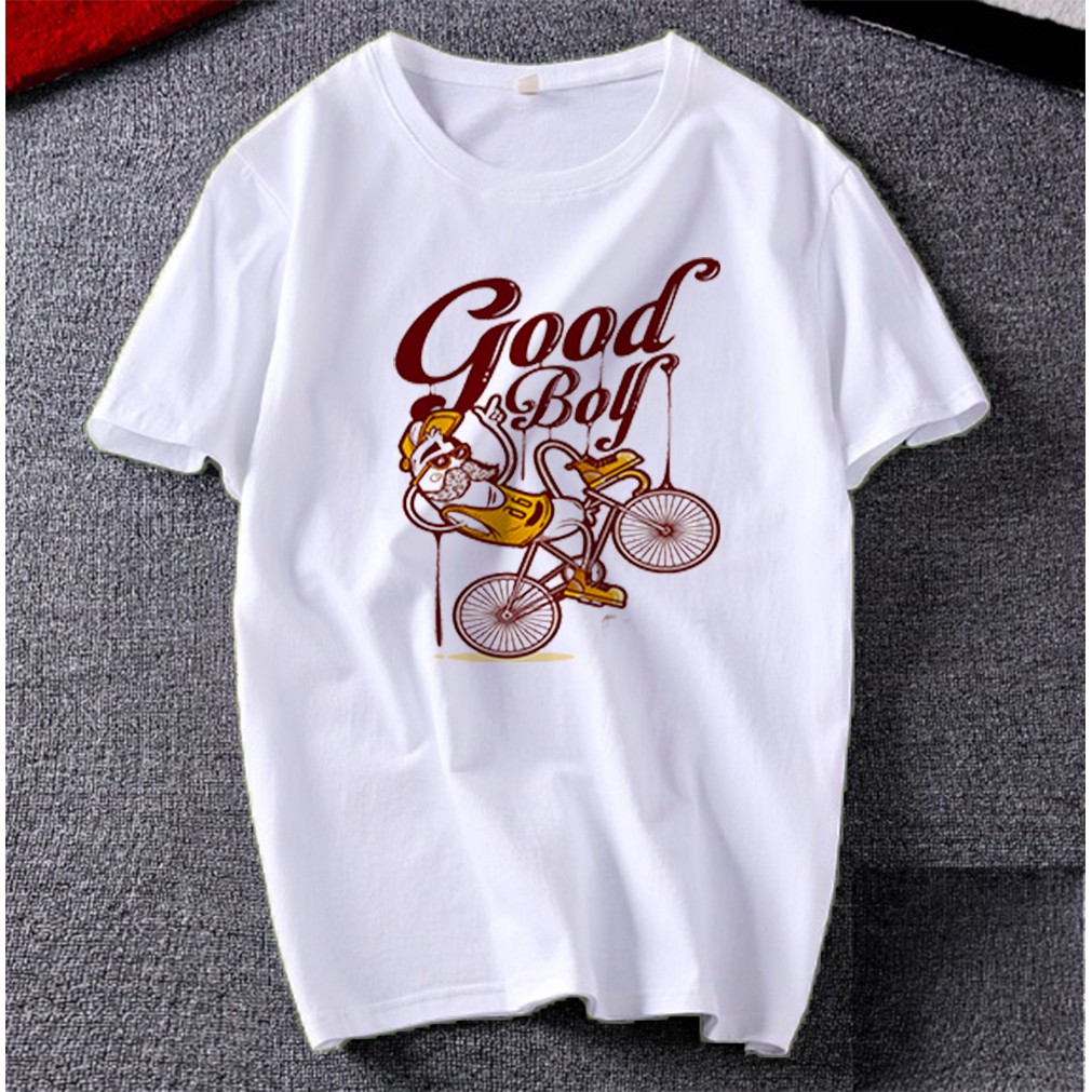Áo thun Cotton Unisex - Chàng trai - Phòng Cách - Chữ good boy