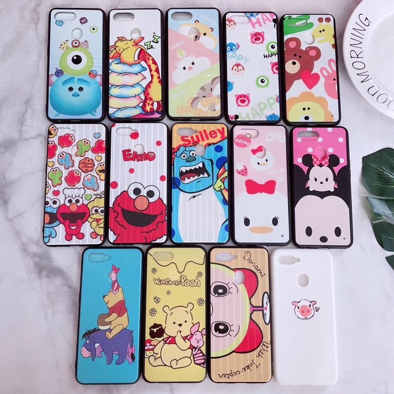 Ốp Oppo F9/A5S Viền Nhựa Dẻo Hình Kute