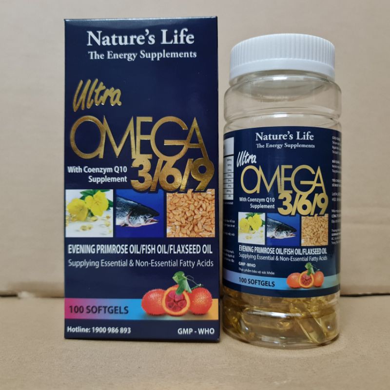 OMEGA 369 - Hộp 100 viên - Làm giảm mỏi mắt, khô mắt
