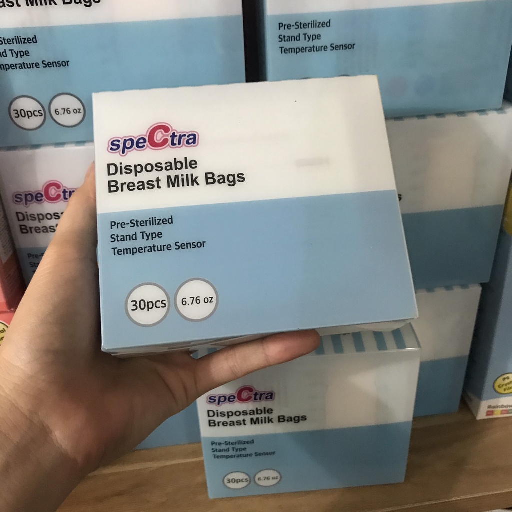 Túi Trữ Sữa Spectra Cảm Ứng Nhiệt 200ml (30 Túi/ Hộp)