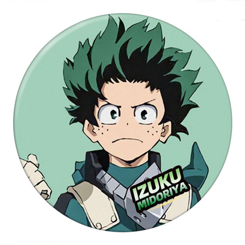 Huy hiệu cài áo My hero academia Học viện anh hùng anime chibi m01