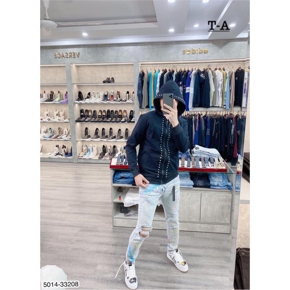 Áo Khoác Đinh Nam Mẫu Mới Nhất Hot Hitt - Áo Khoác Có Mũ Cho Nam Cực Đẹp