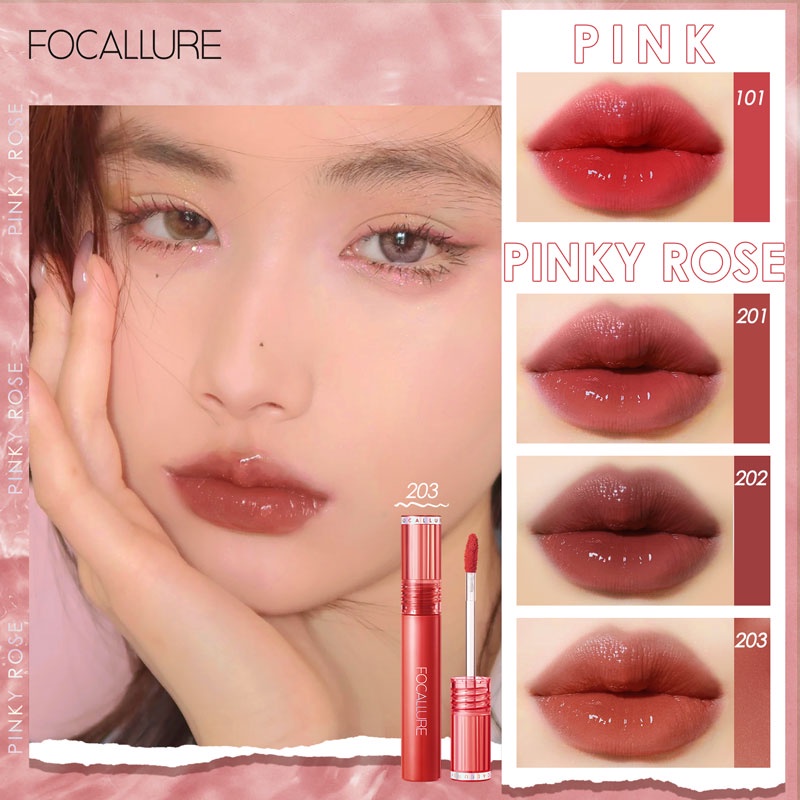 Set 2 Son Kem Màu Nhung Lì Lâu Trôi Không Thấm Nước Focallure