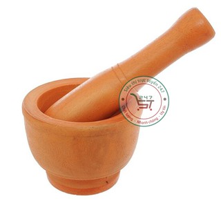 Bộ chày cối gỗ tự nhiên nhiều kích thước cho bạn lựa chọn