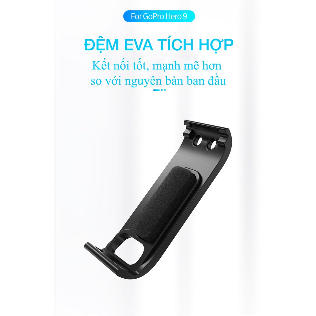 Nắp Đậy Pin GoPro 9 có Cổng Sạc Telesin - Camera Case Battery GoPro Hero 9