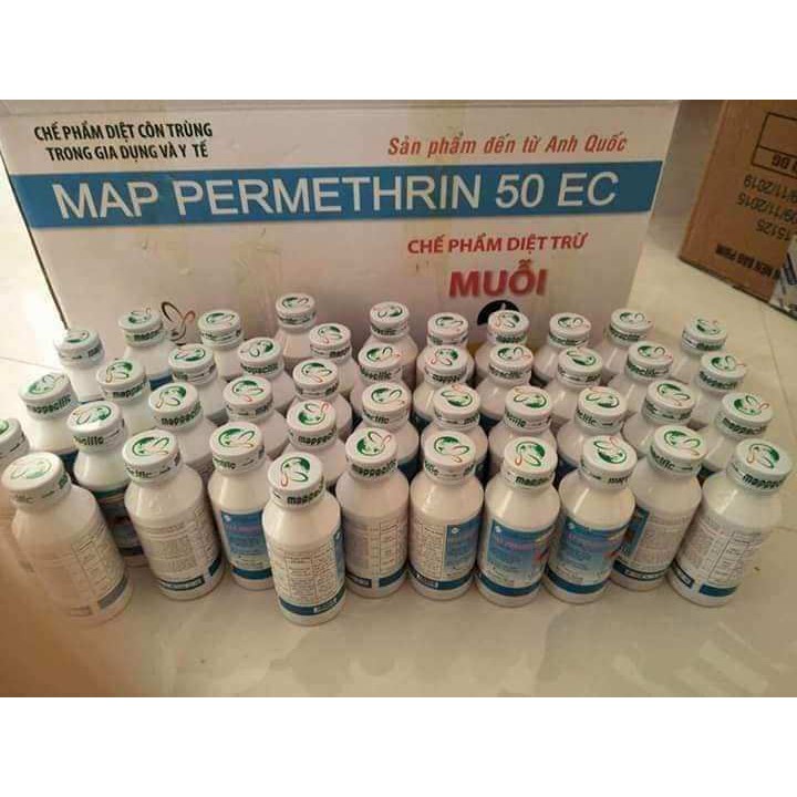 [Combo 4 lọ] Thuốc diệt muỗi Map-Permethrin 50EC của Anh Quốc chai 100ml