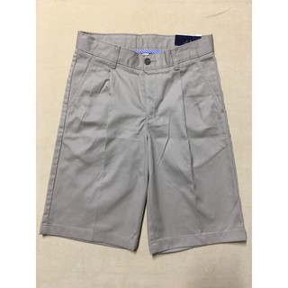 Quần short kaki bé trai 10-12 tuổi màu xám hiệu Chaps size 10-12 hàng xách tay mỹ