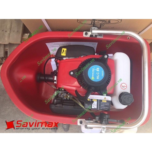 Máy bơm nước thả trôi,Máy bơm thuyền chạy xăng Tomikama HLC 58 tưới cây