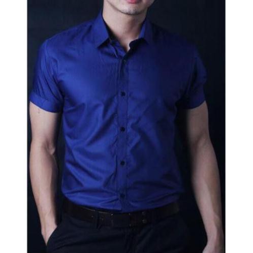 Sơ mi ZARA MAN cộc tay nam,,Áo công sở, Áo Sơ Mi hàn quốc trơn chất lụa mềm dáng ôm nhẹ | BigBuy360 - bigbuy360.vn