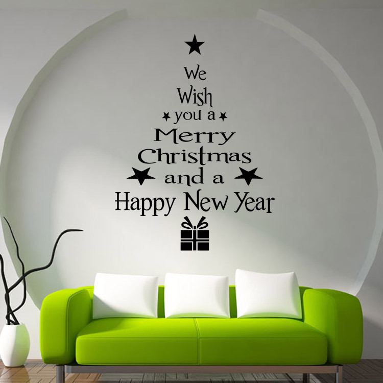 Christmas Decor Wall Window Stickers Merry Christmas Decorations for Home Noel Xmas Gifts Christmas Ornaments New Year 2021