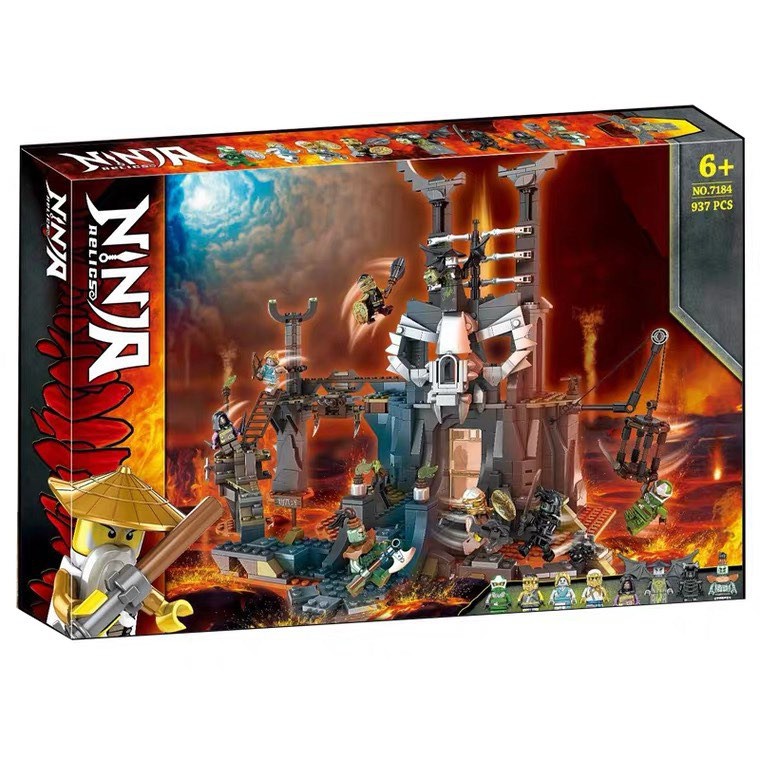 Lắp ráp Xếp hình not Lego Ninjago 7181 7182 7183 7184 : Các mẫu ninja phần 13