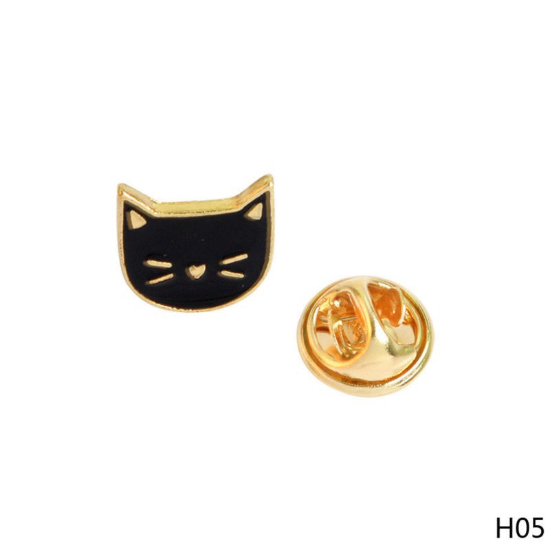 flowersqueen Trâm cài cổ áo hoạt hình mùa hè bằng nhựa acrylic tráng men