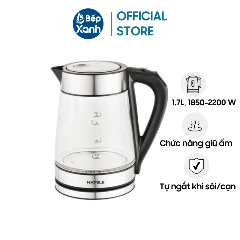 Bình Đun Siêu Tốc Hafele T-602C 535.43.732 - Dung Tích 1,7L