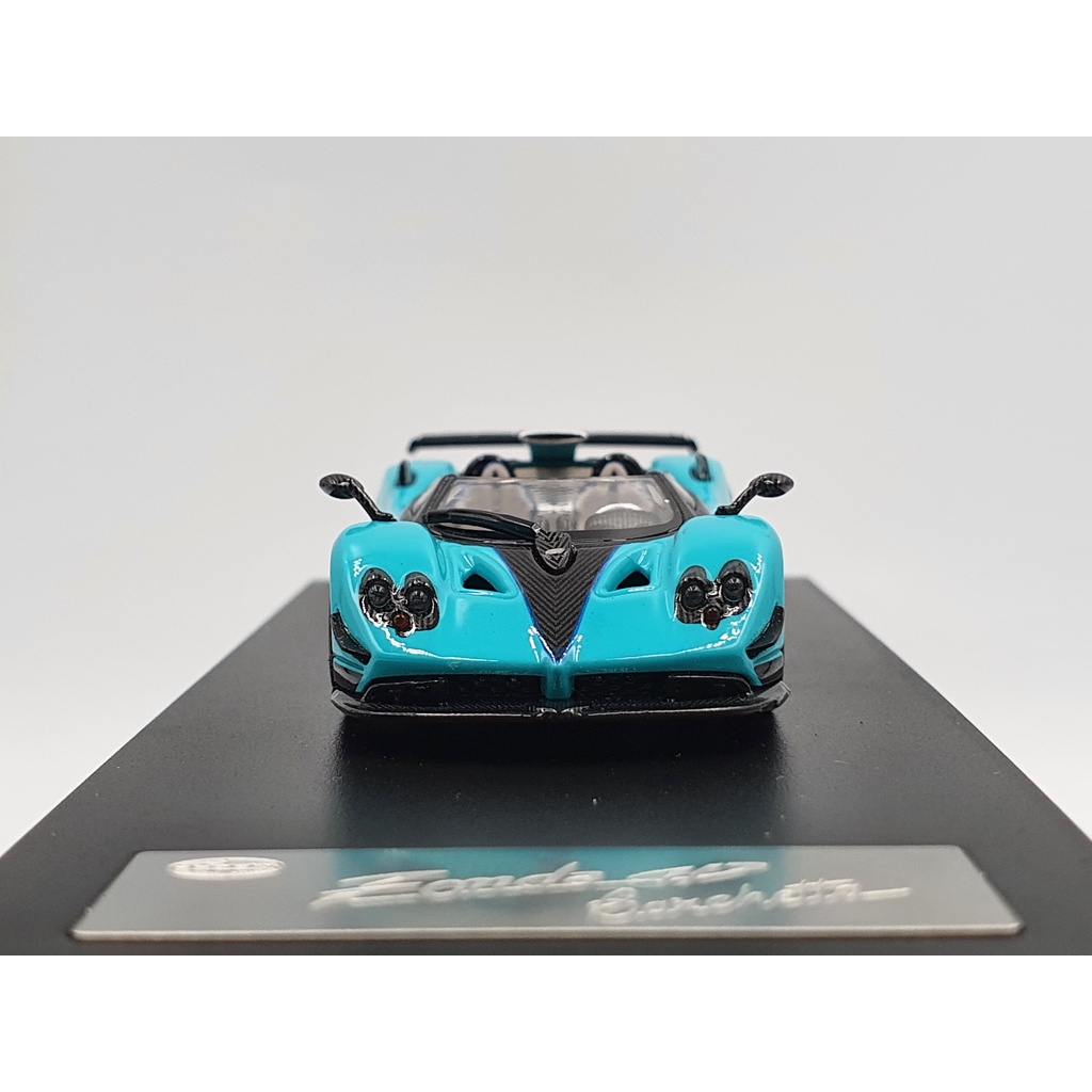 Xe Mô Hình Pagani Zonda 1:64 LCD Models ( Xanh Ngọc )