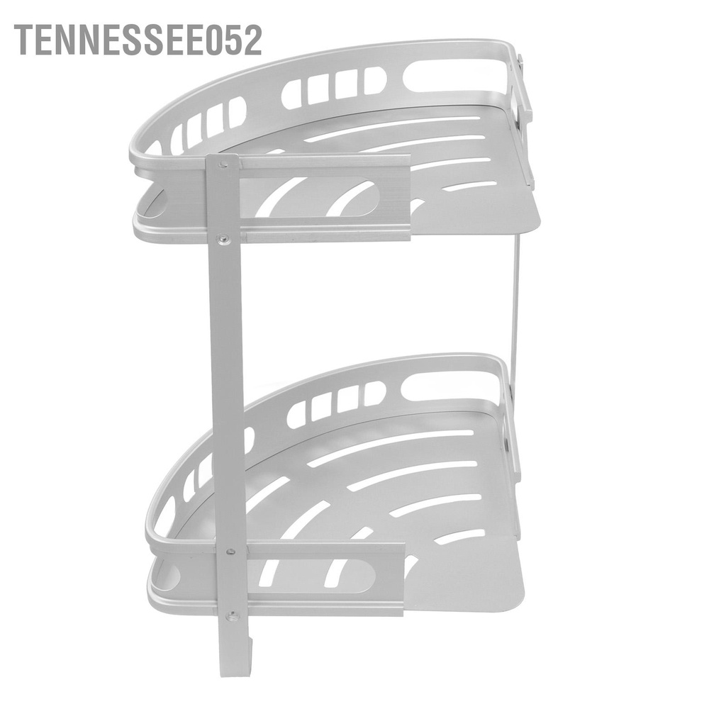 Bộ 2 Giá Đỡ Gắn Góc Tường Hình Tam Giác Bằng Hợp Kim Nhôm Siêu Bền Tiện Dụng Cho Phòng Tắm