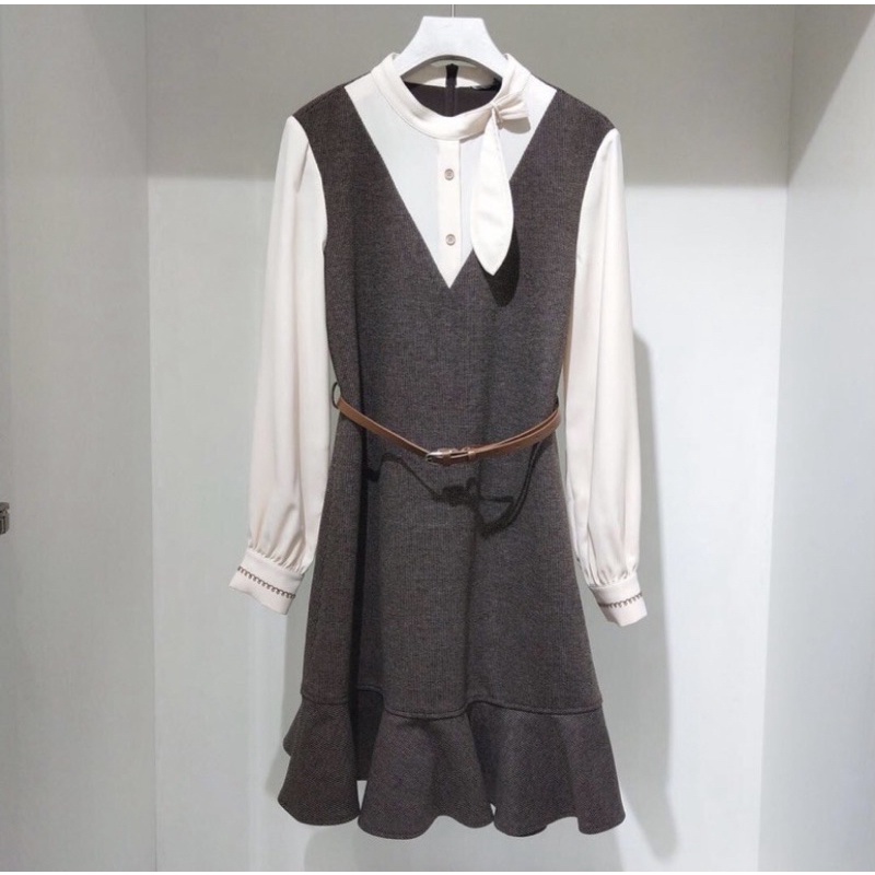 Đầm dạ tqxk Seifini size S new