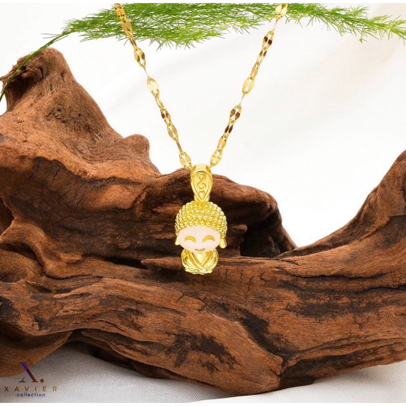 Dây chuyền mạ vàng 18K mặt hình phật