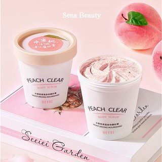 Tẩy Da Chết Body Đào Heyxi Peach Clear Body Scrub 200ml