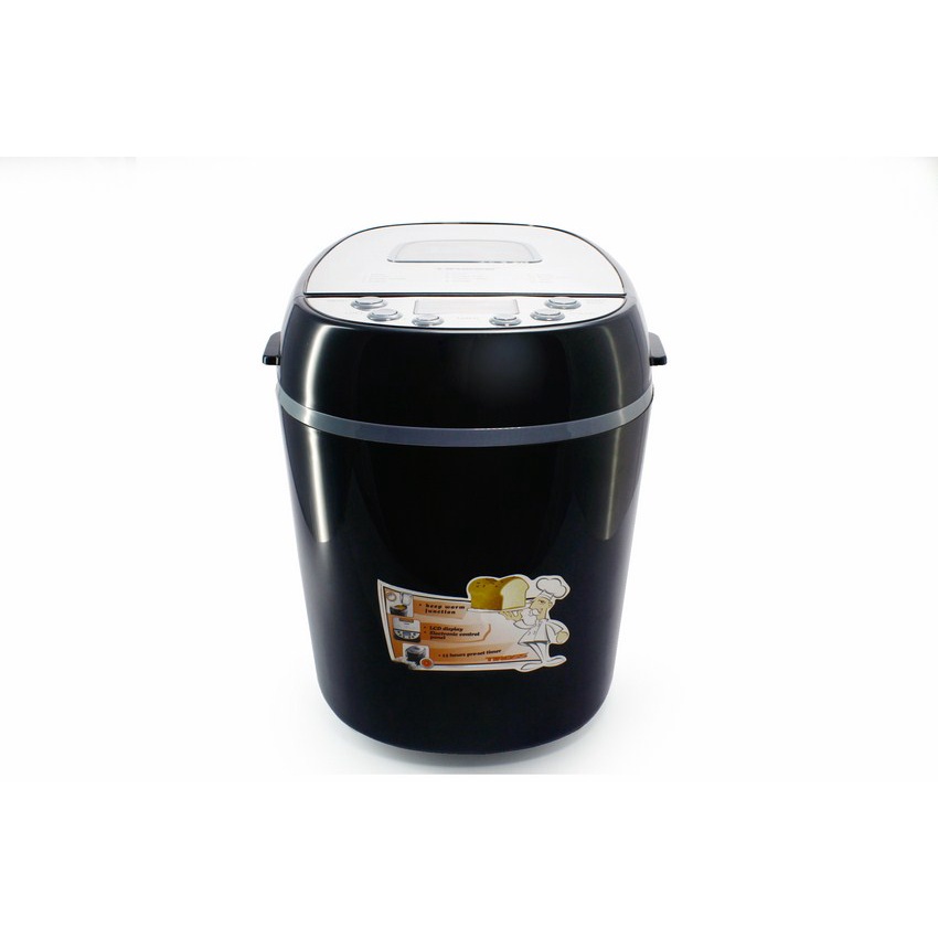 Máy Làm Bánh Mì Tiross TS822 - 12 Chức Năng, Dung Tích 1000g, Màu Đen