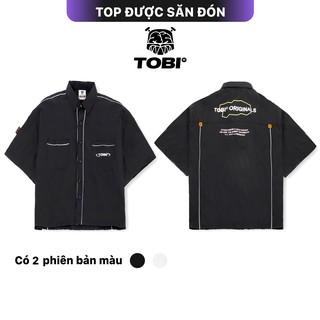 [Mã BMLT35 giảm đến 35K đơn 99K] Áo sơ mi tay lỡ TOBI Original UNISEX